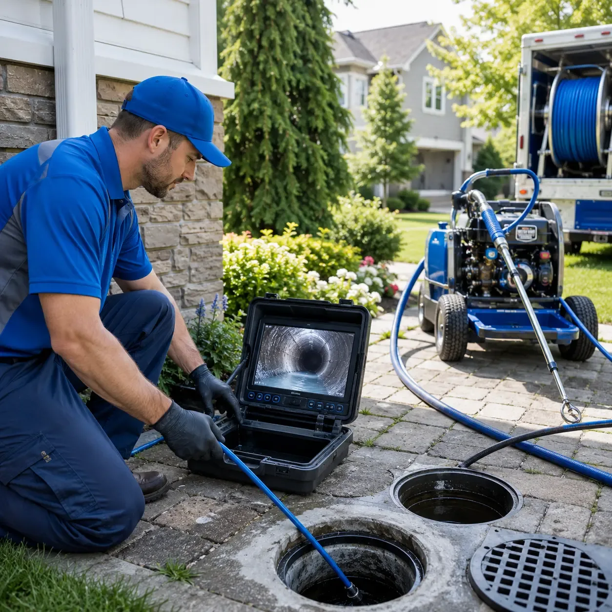Outdoor drain cleaning professionals serving Pembroke, ME